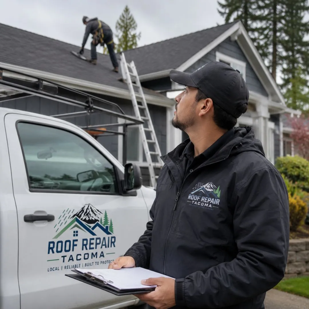 Roof Repair Tacoma team repairing a roof